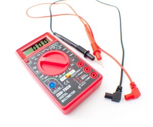 Learn How To Use A Cen-Tech Digital Multimeter To Check Voltage ...